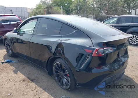 2023 Tesla Model Y Performance Dual Motor All-Wheel Drive from USA, damaged, VIN 7SAYGDEF0PF925203
